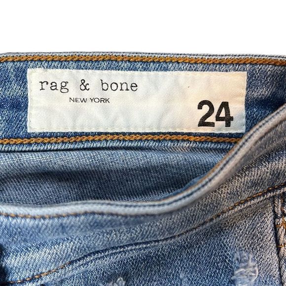 Rag & Bone Cate Mid Rise Ankle Skinny Jeans - Picture 8 of 10